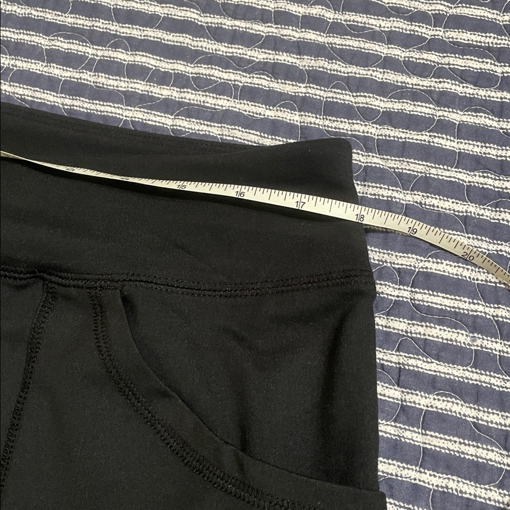 Lands’ End black 5 pocket active travel pants LP Large Petite 12 14 like new - Picture 7 of 8